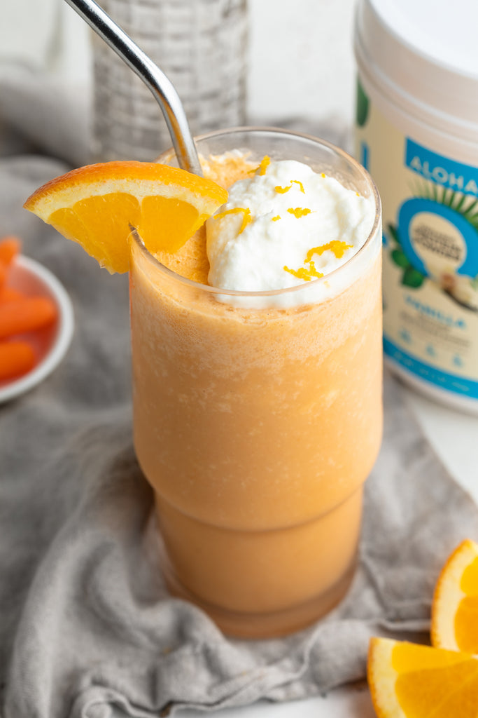 ALOHA ðŸ¹ Carrot Orange Creamsicle Smoothie