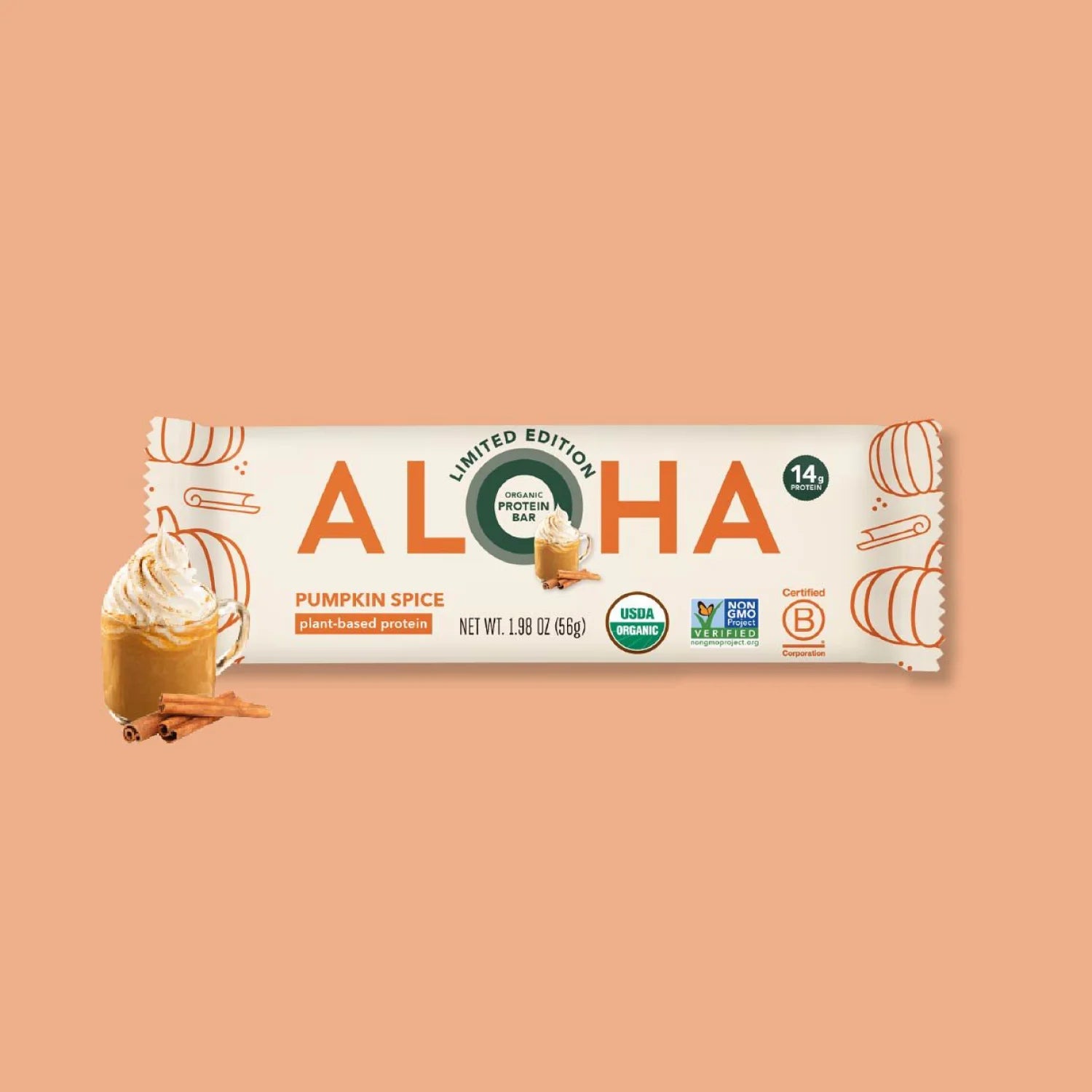 Pumpkin Spice - Protein Bars · 12-Count – ALOHA