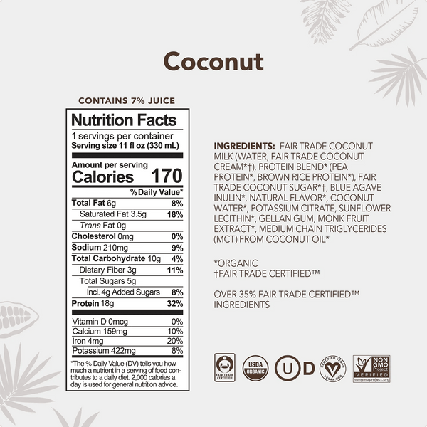 Alohaココナッツ Coconut Protein Shake | Aloha · 4-Pack – ALOHA