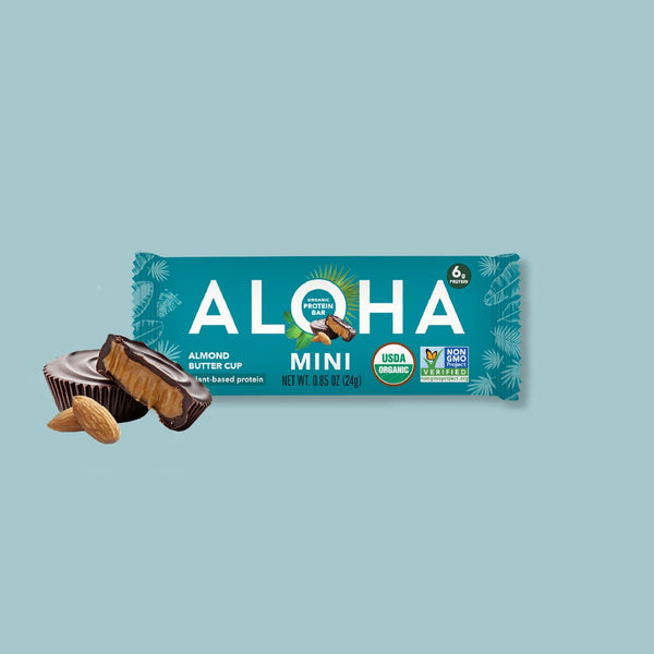 Almond Butter Cup Mini Bars - ALOHA
