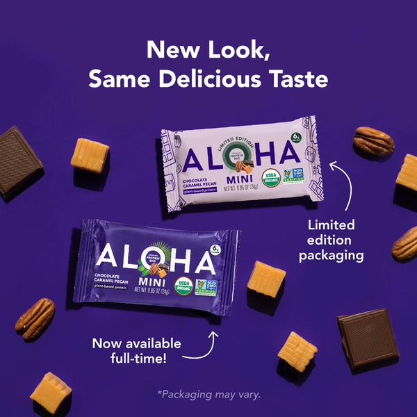 Chocolate Caramel Pecan Mini Bars - ALOHA