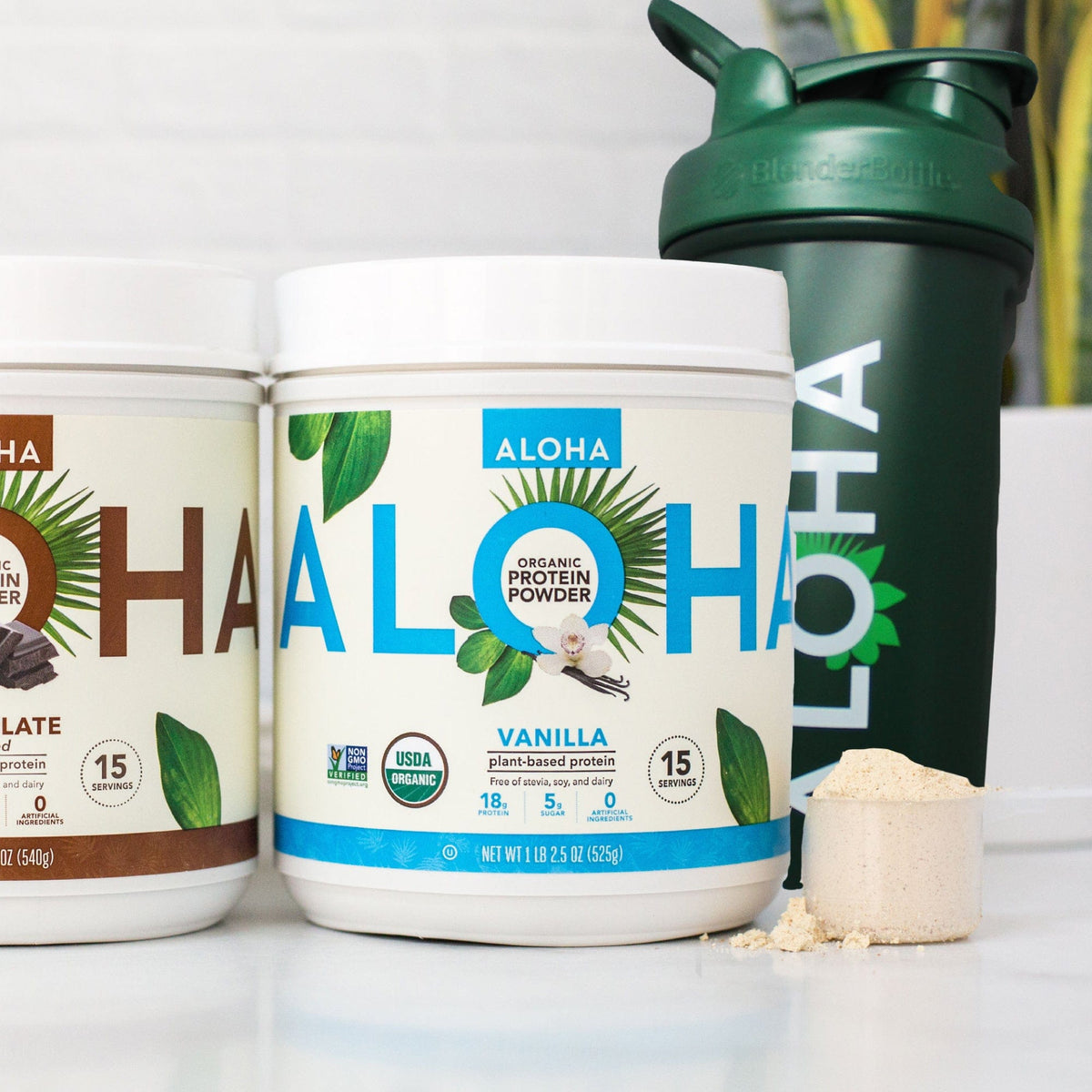 Protein Powder Blender Bottle ALOHA