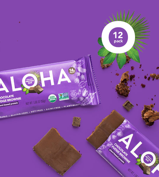 Chocolate Brownie Protein Bar Aloha ALOHA