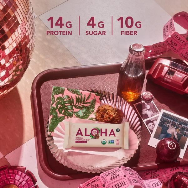 Oatmeal Chocolate Chip Protein Bar - ALOHA