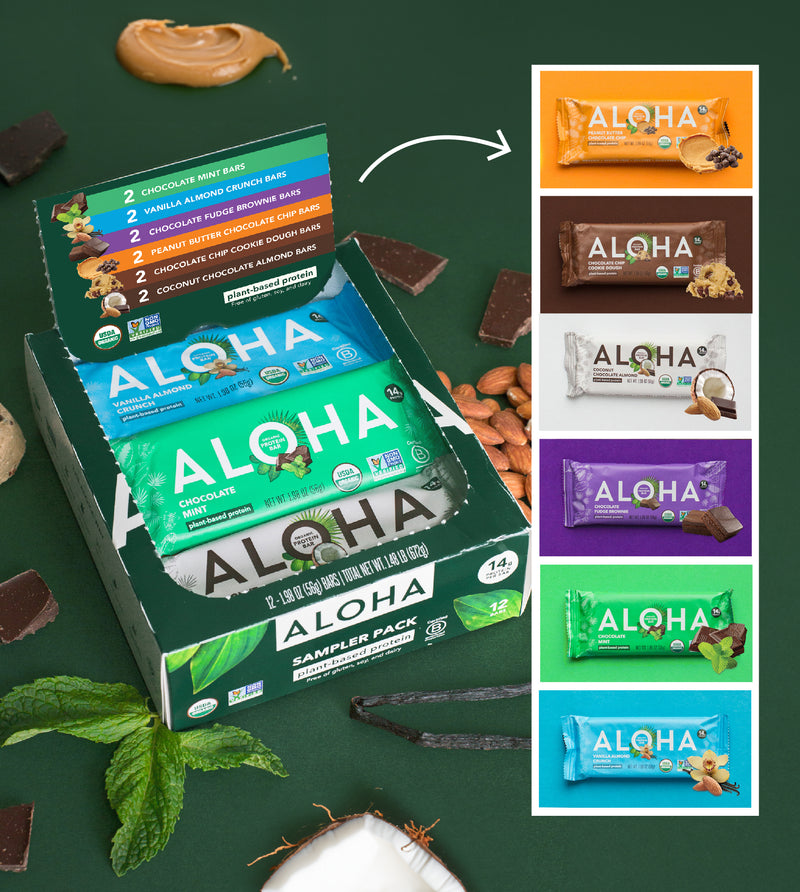 ALOHA Protein Bar Variety Pack