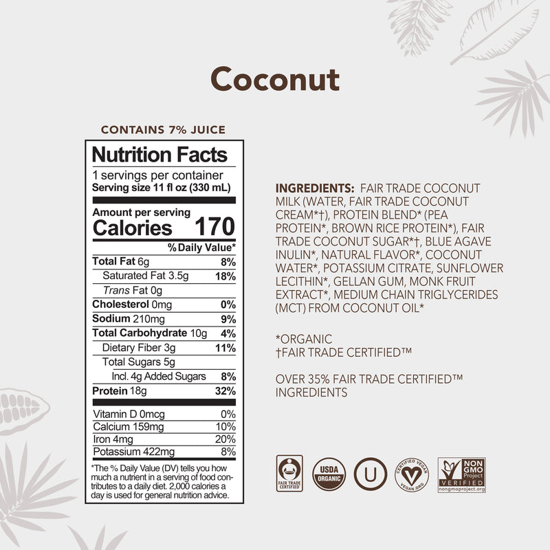 Coconut - Protein Drinks (Out of Stock)