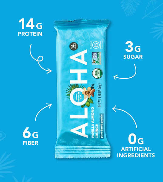 Vanilla Almond Protein Bar | Aloha – ALOHA