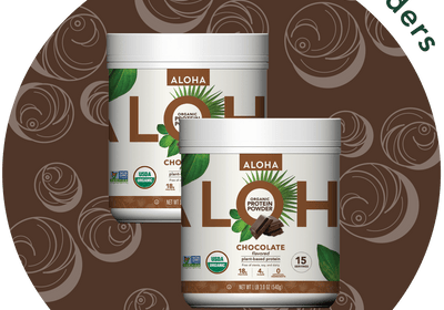 Two Canisters of Chocolate Protein Powder