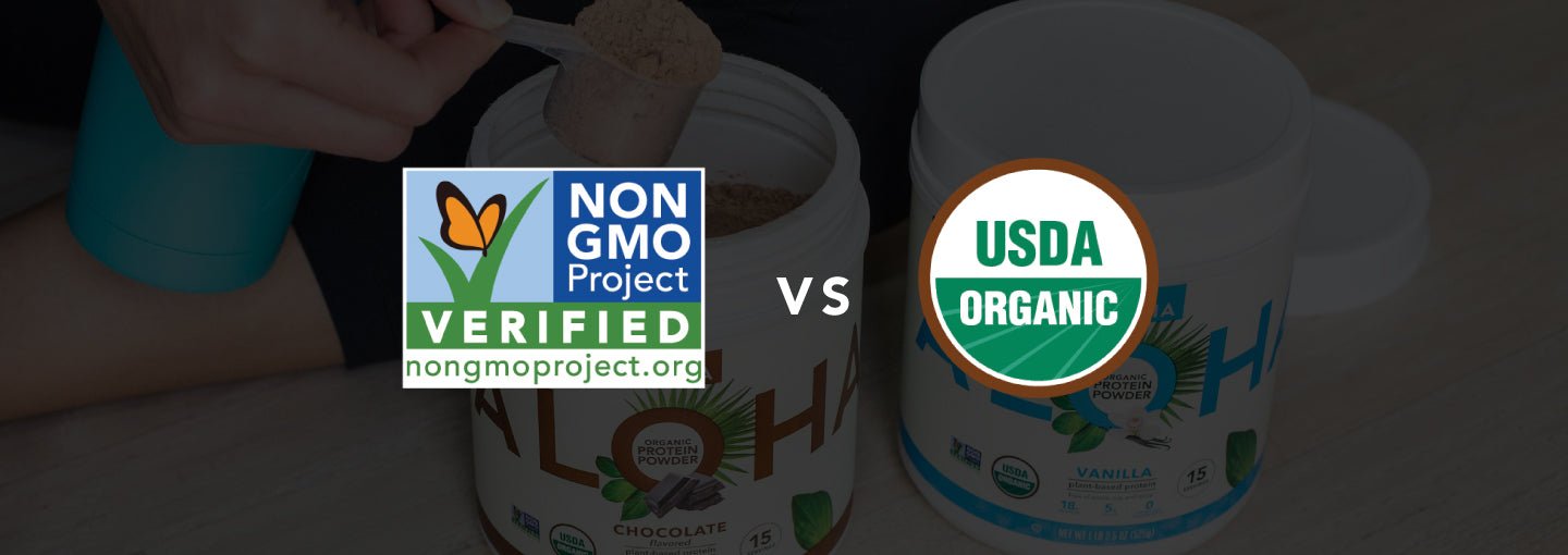 ALOHA organic non GMO protein bars