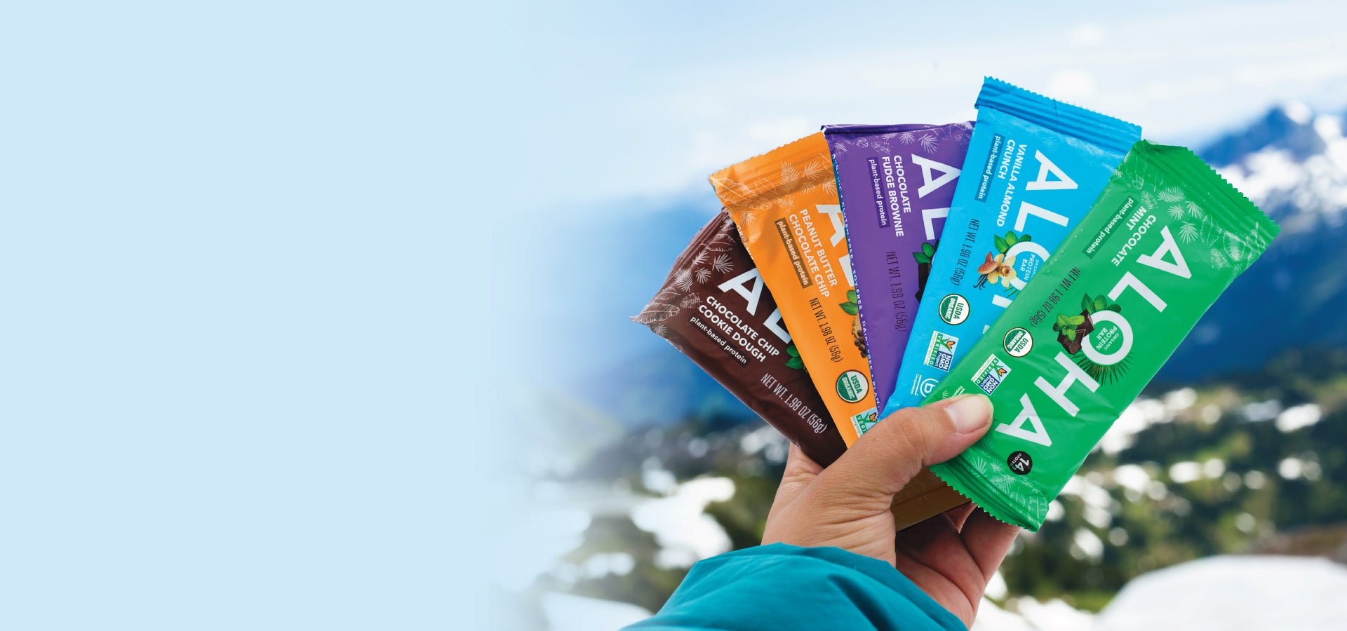 ALOHA organic protein bars exemplifying best foods to boost immune system