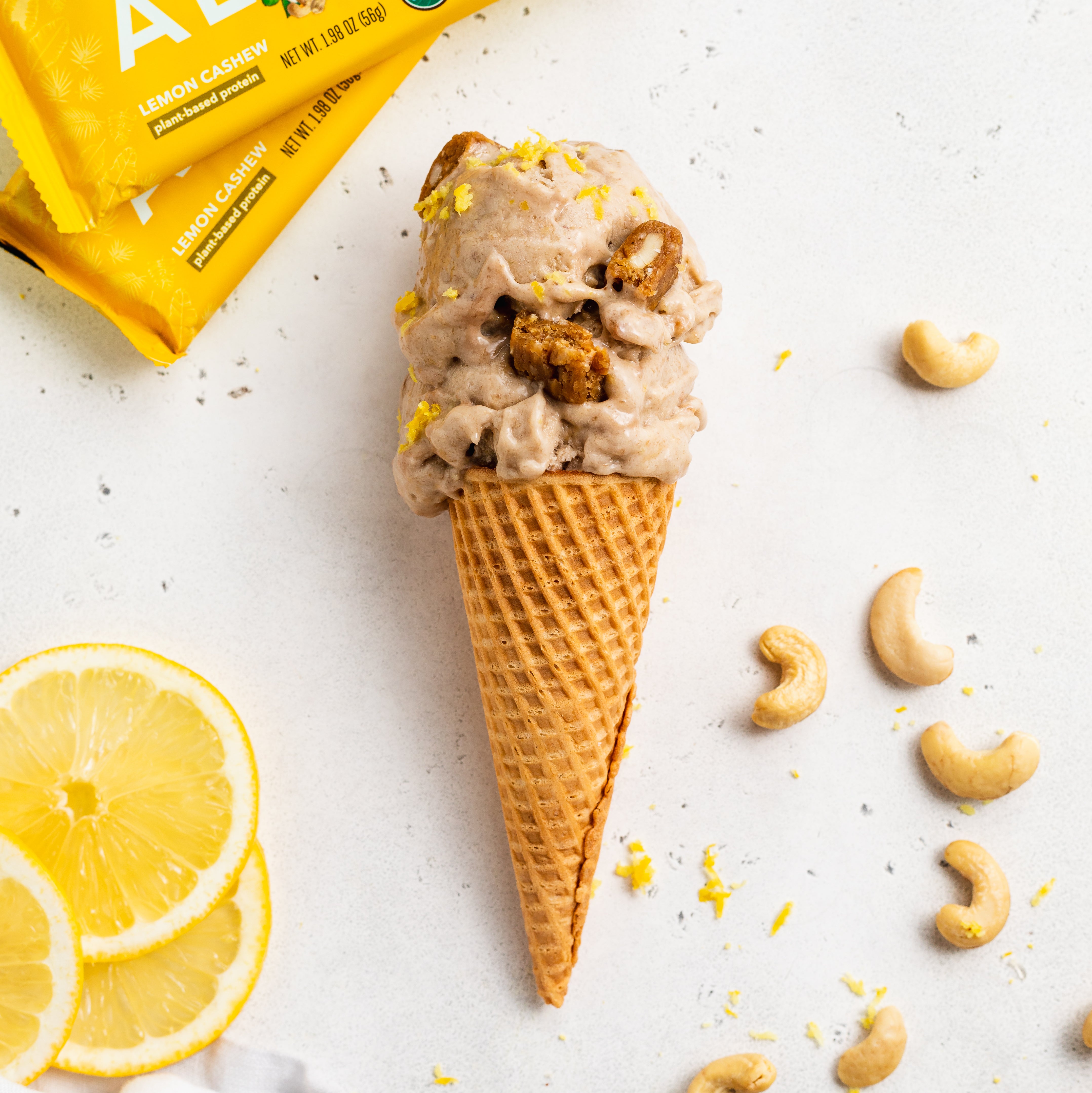 Lemon Cashew "Nice" Cream