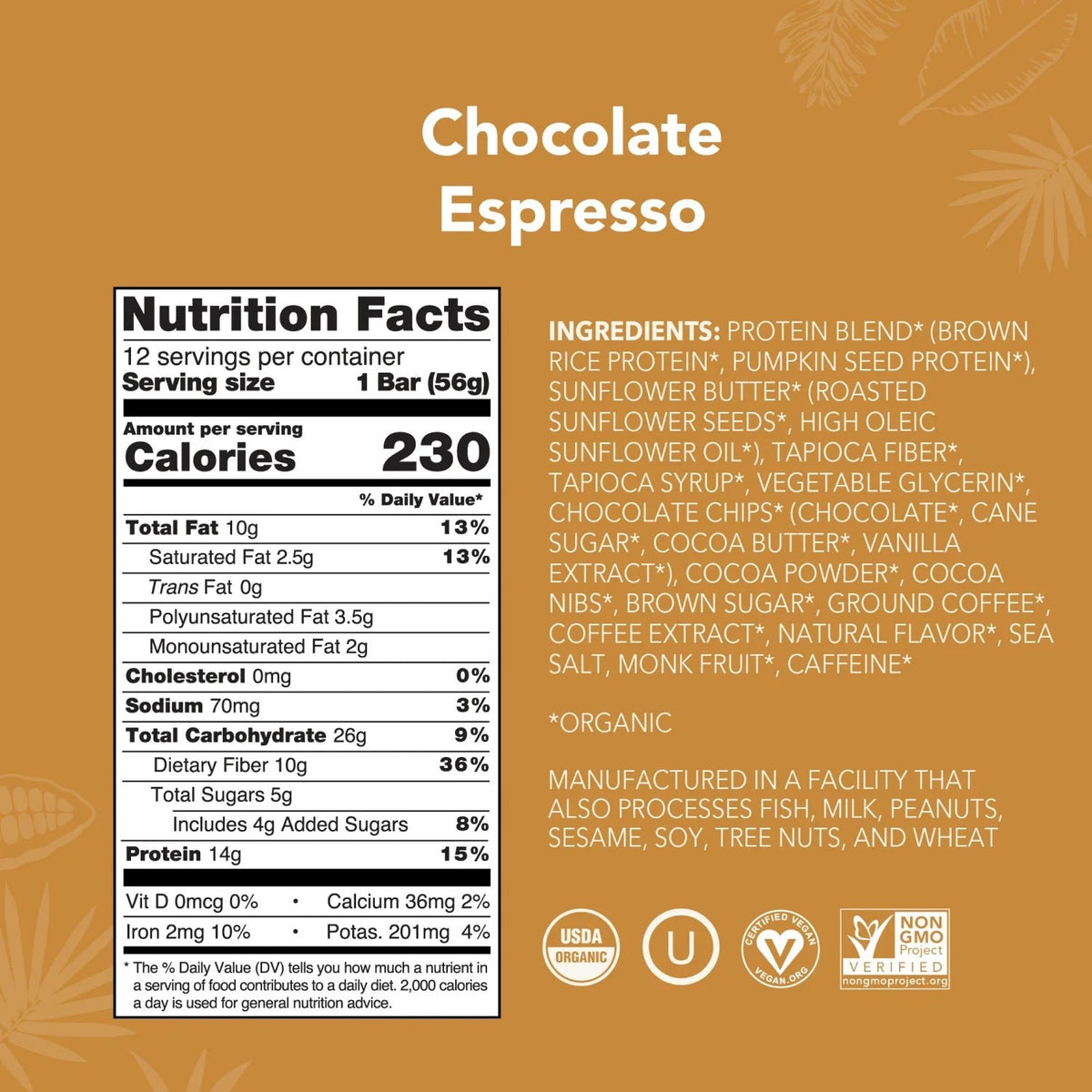 Chocolate Espresso - Protein Bars