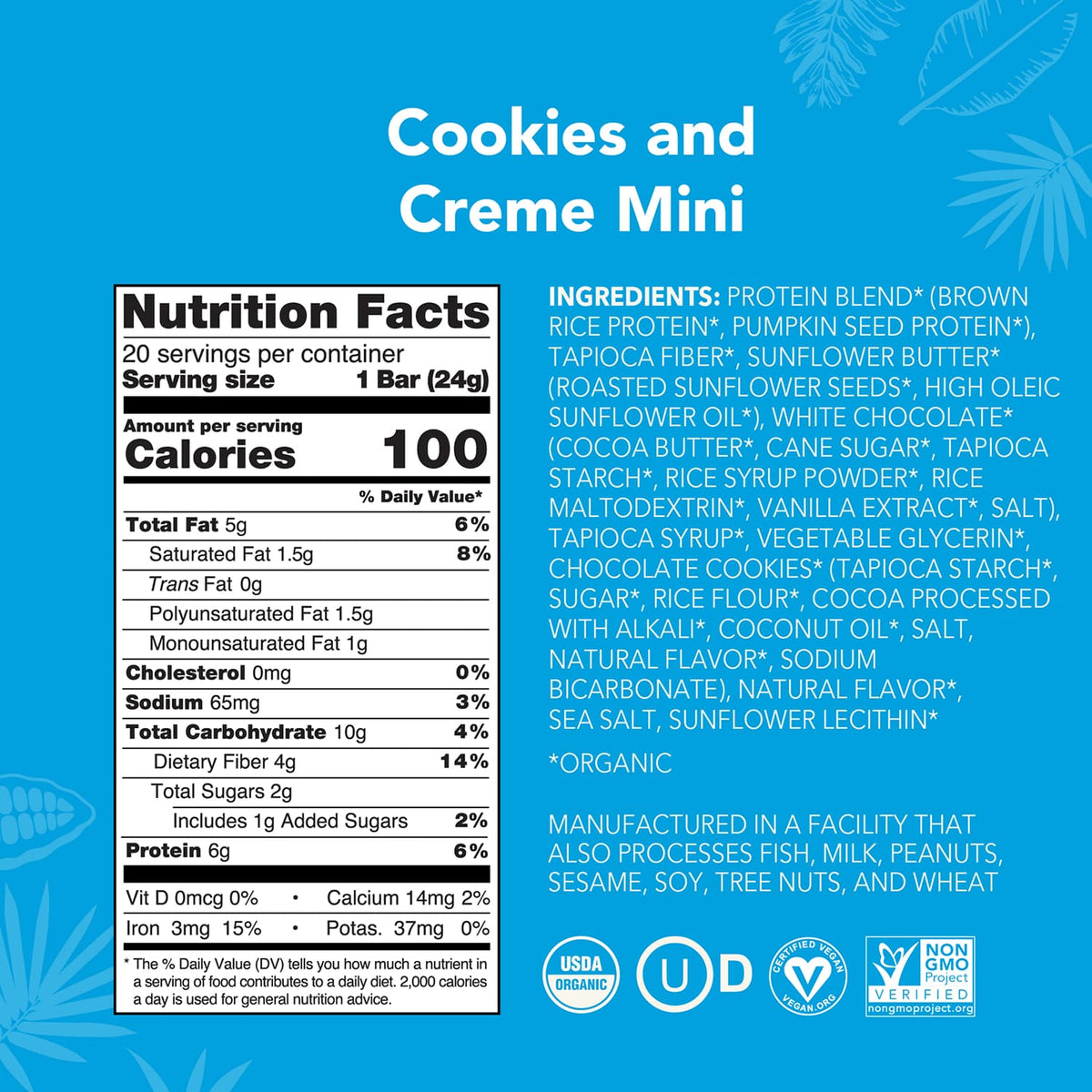 Cookies and Creme - Mini Bars