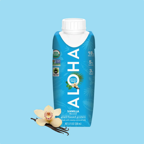ダイエットサプリ ALOHA Vanilla Protein Shake | Aloha · 12-Count – ALOHA