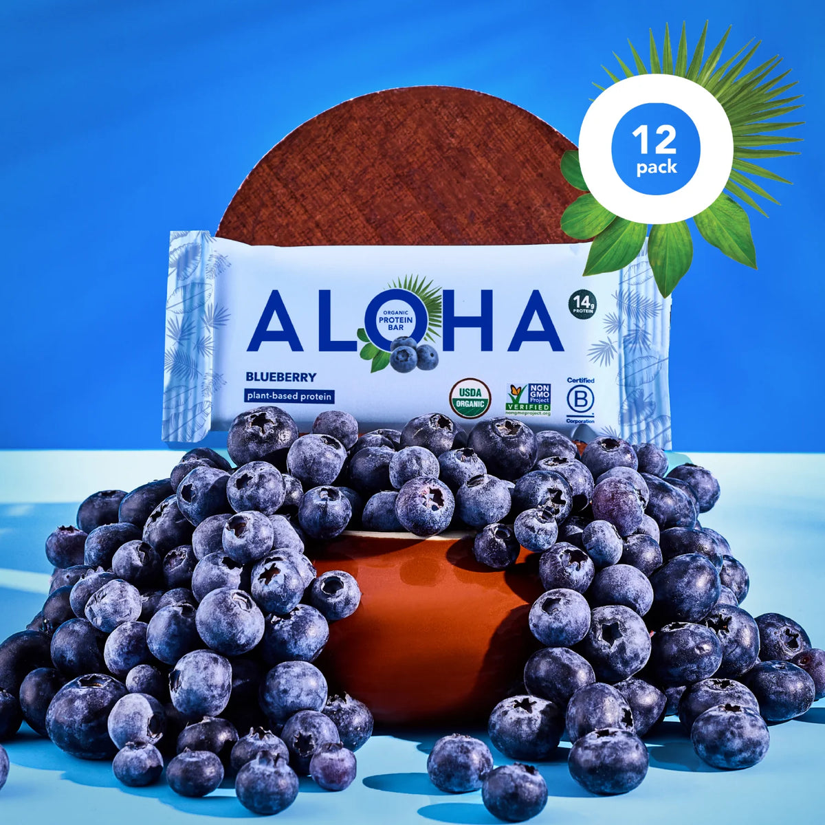 Blueberry Protein Bar | Aloha · 12-Count – ALOHA