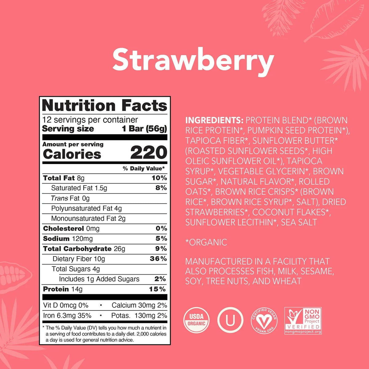 Strawberry - Protein Bars