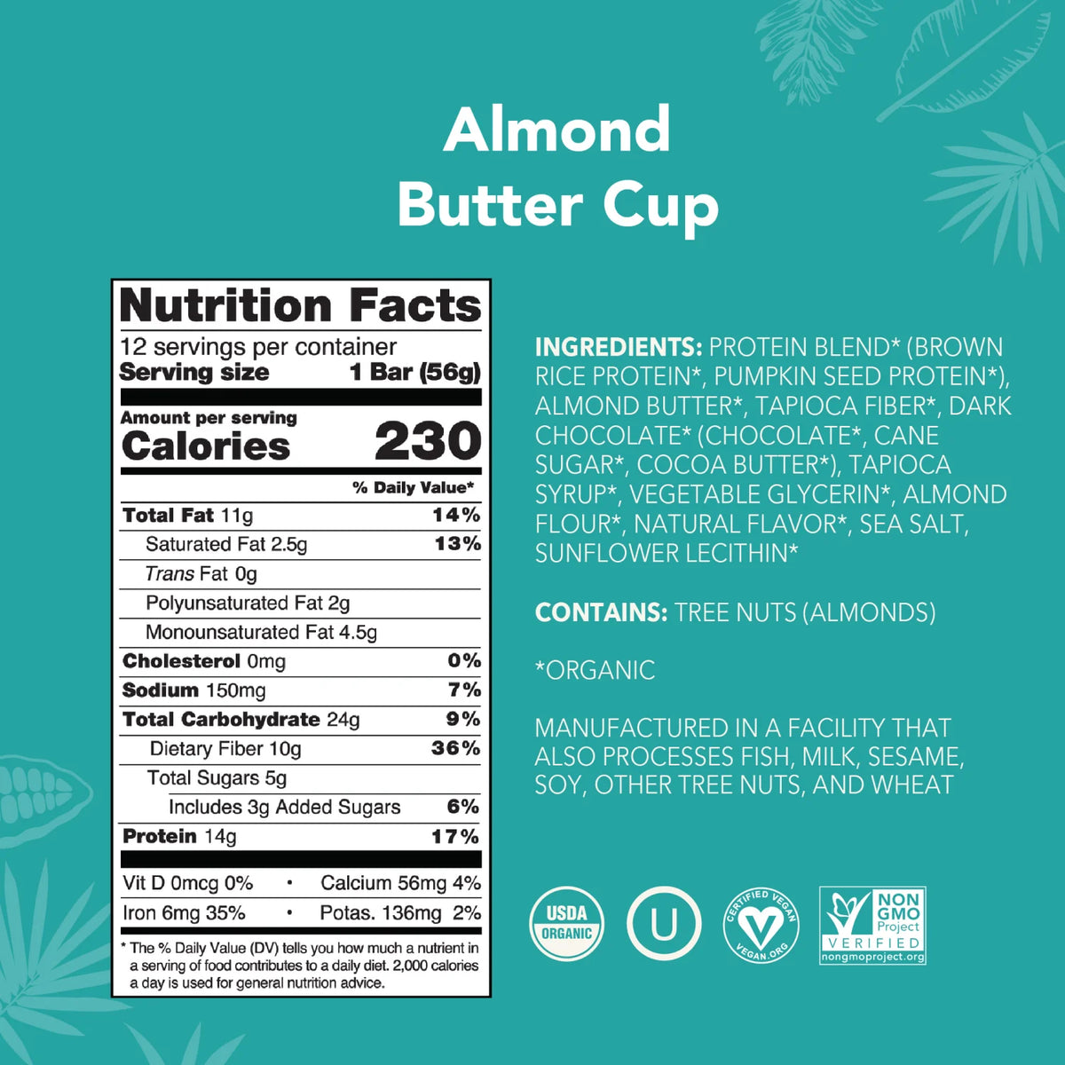 Almond Butter Cup - Protein Bars