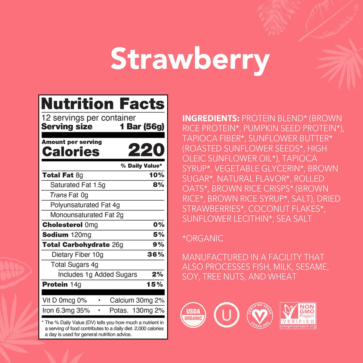 Strawberry - Protein Bars