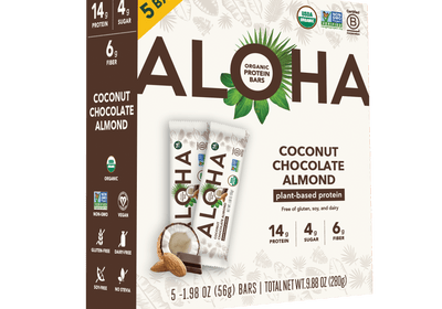 (5-bar box) Coconut Chocolate Almond Protein Bars (Best By 2025)