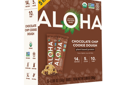 (5-bar box) Chocolate Chip Cookie Dough Protein Bars (Best By 2025)