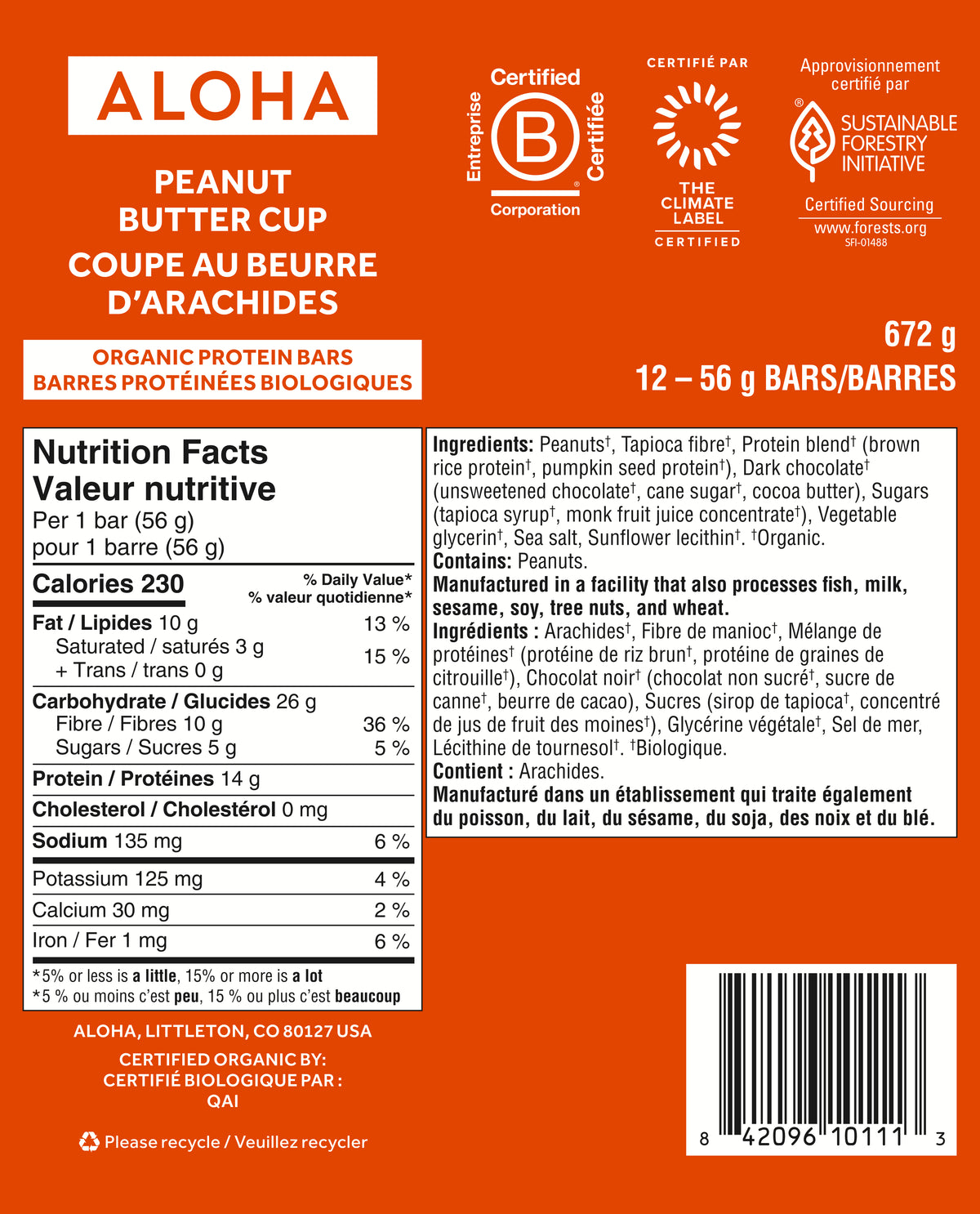 Peanut Butter Cup - Protein Bars (CAD)