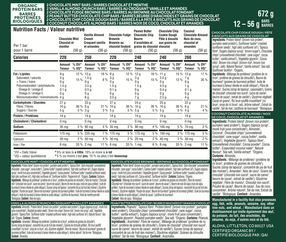 Protein Bar Sampler - Variety Pack (CAD)