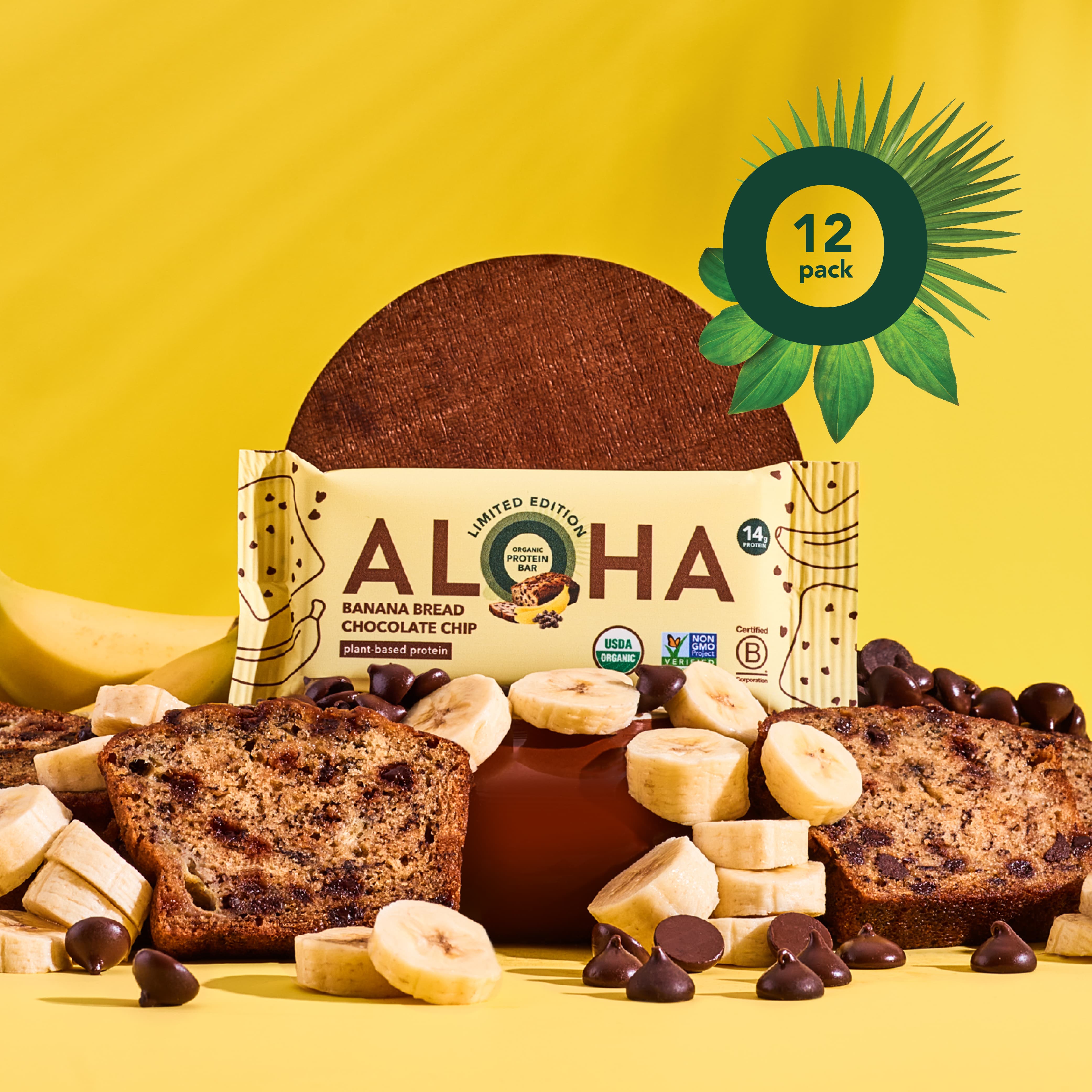 Banana Bread Protein Bar | Aloha · 12-Count – ALOHA