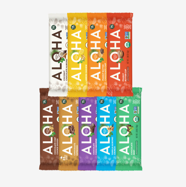 ALOHA plant-based protein bars