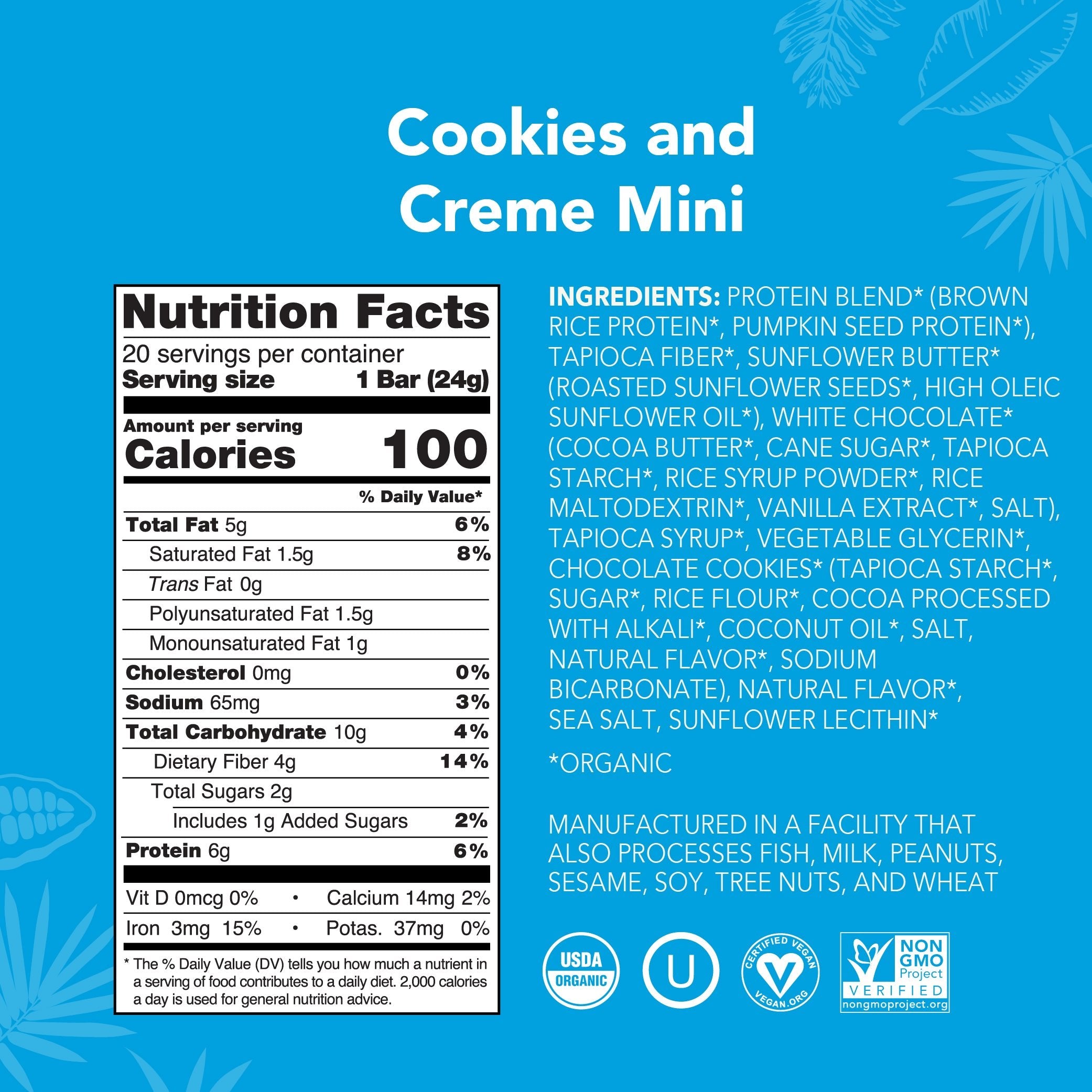 Cookies and Creme - Mini Bars – ALOHA