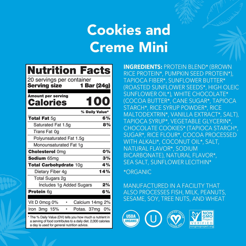 Cookies and Creme - Mini Bars