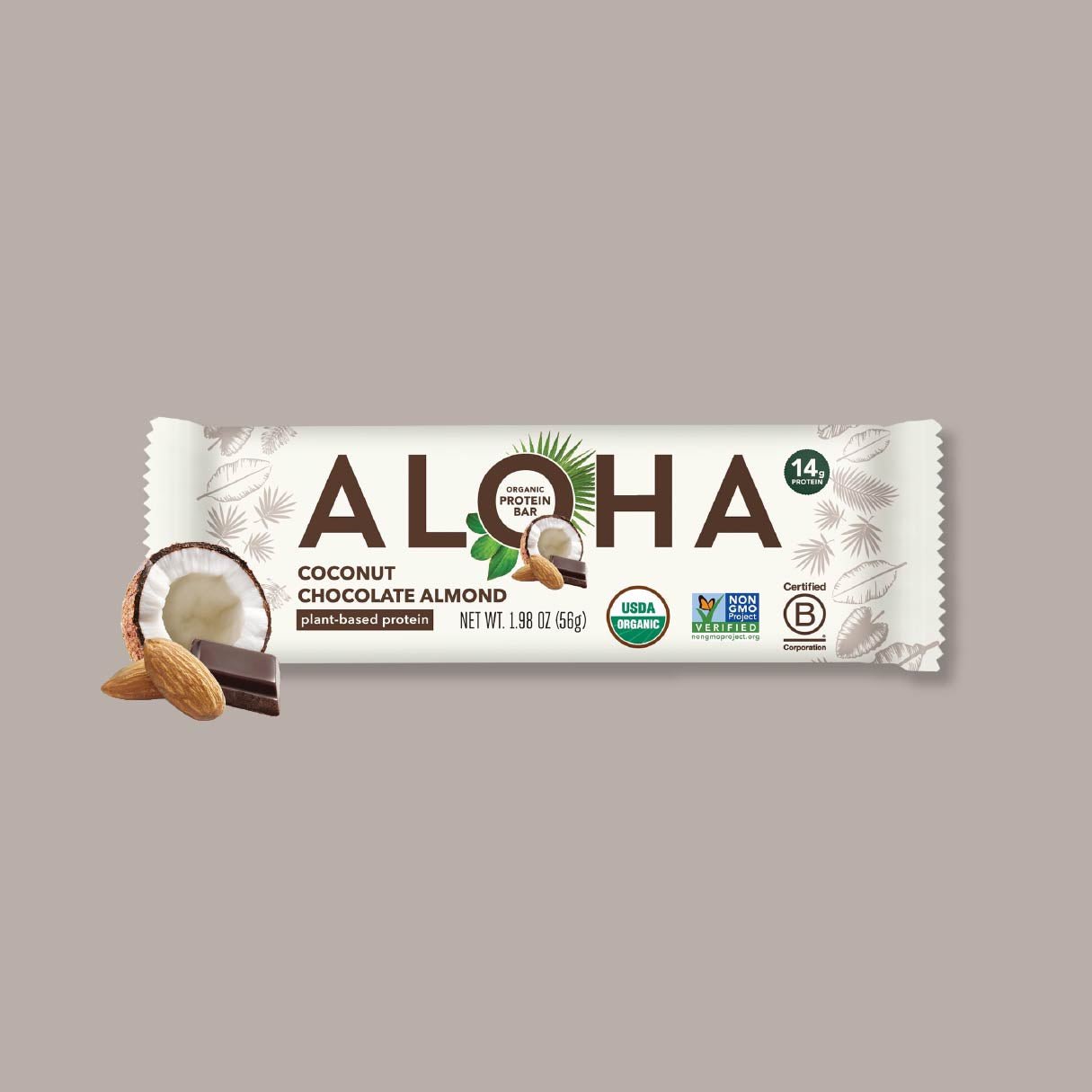 Aloha Organic Protein Bar (12-Pack)