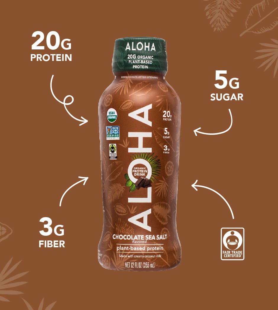 Chocolate Sea Salt Protein Shake | Aloha – ALOHA