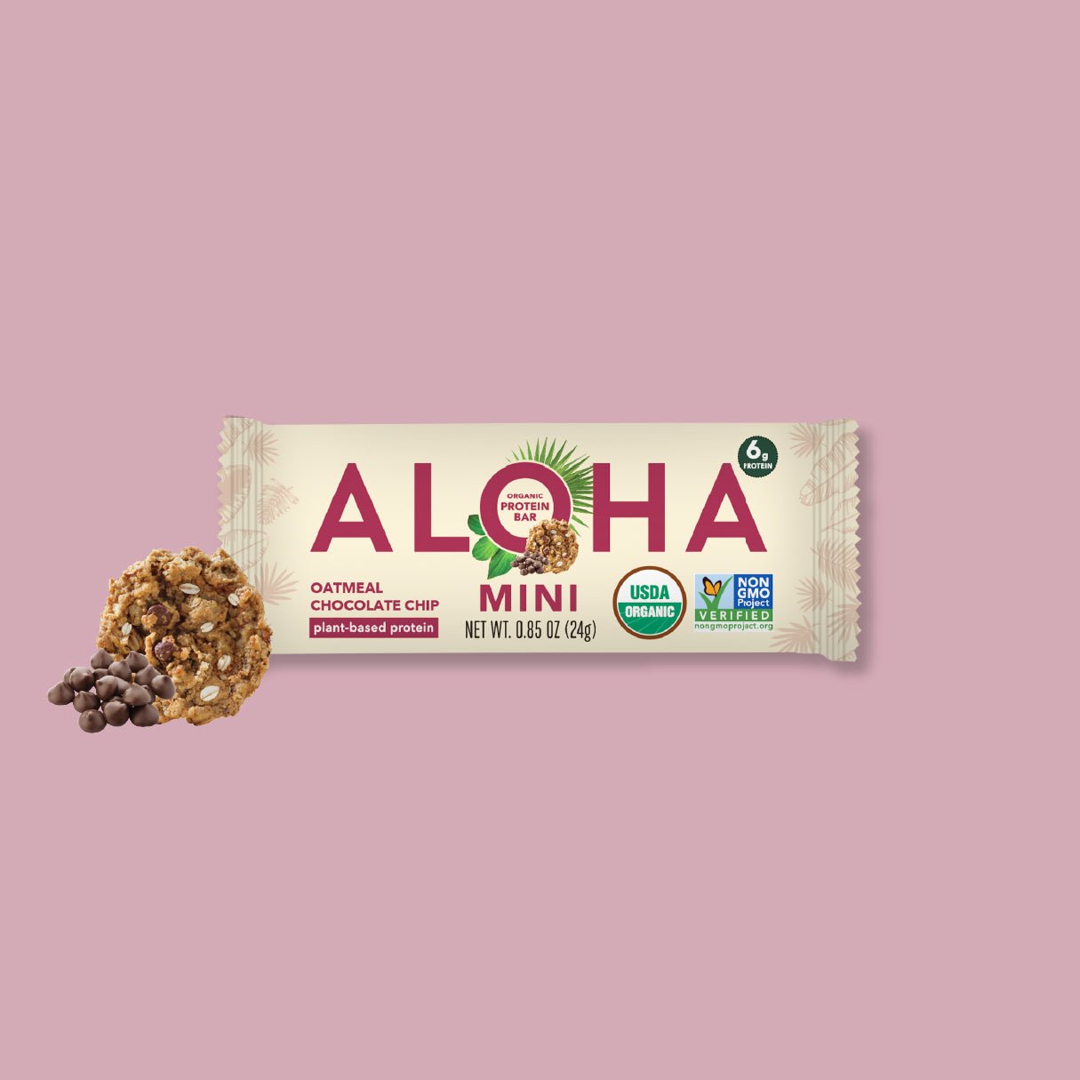 Oatmeal Chocolate Chip Mini Bars - ALOHA