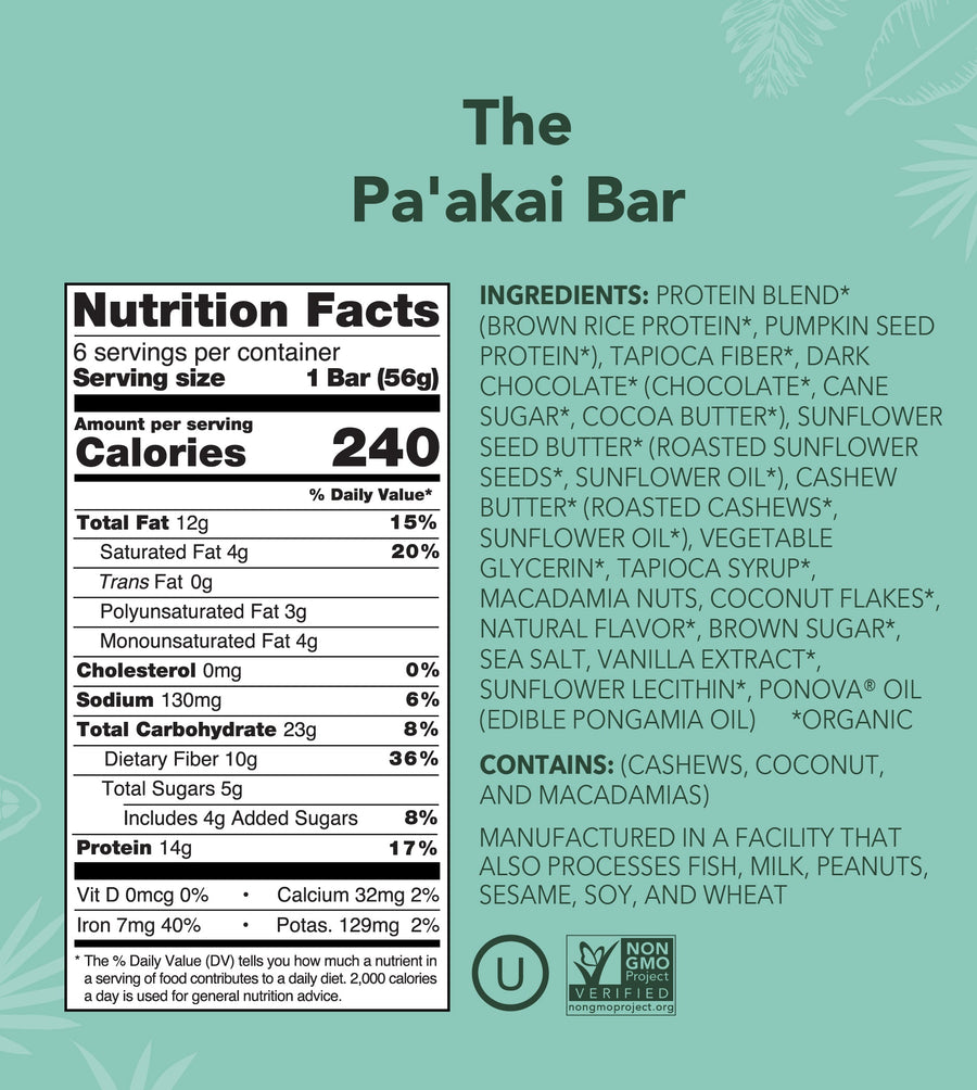 The Pa'akai Bar (Pack of 6)