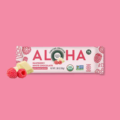 Raspberry White Chocolate - Protein Bars – ALOHA