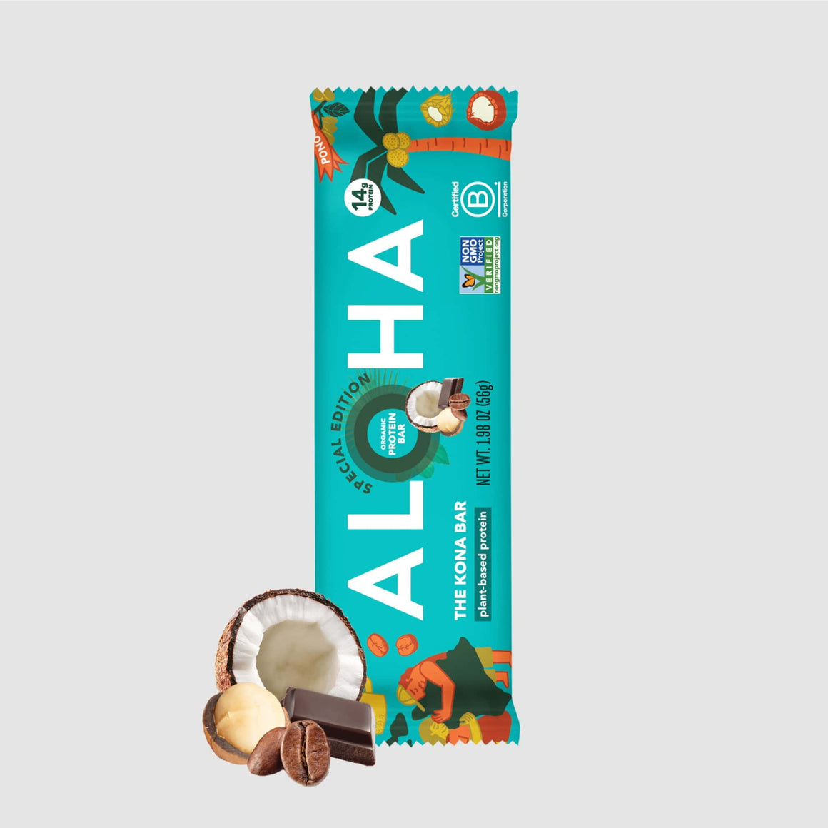 Plant Based Protein Bars ALOHA