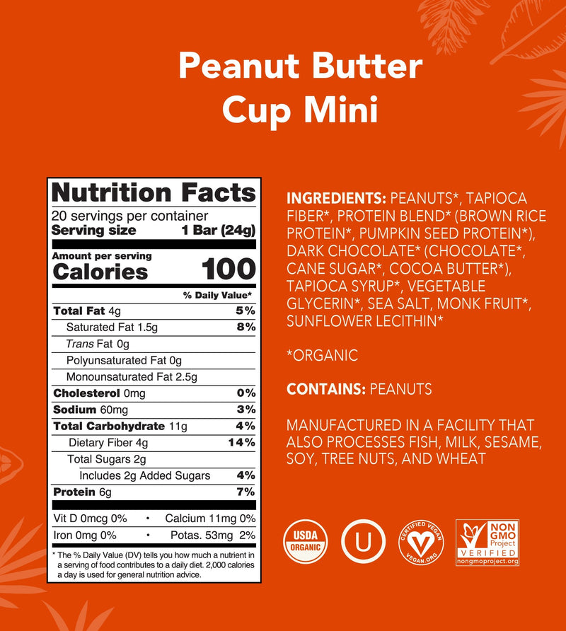 Mini Protein Bar nutrition