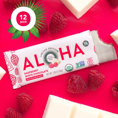 Raspberry protein bar